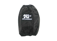 Load image into Gallery viewer, K&amp;N Black Drycharger Round Tapered Custom Air Filter Wrap - RF-1041DK