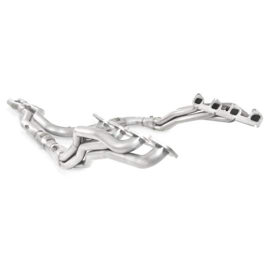 Stainless Works 2010-14 Ford F-150 Raptor 1-7/8in Primaries 3in High-Flow Cats X-Pipe - FTR10HCAT