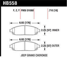 Load image into Gallery viewer, Hawk HPS Street Brake Pads - HB558F.710