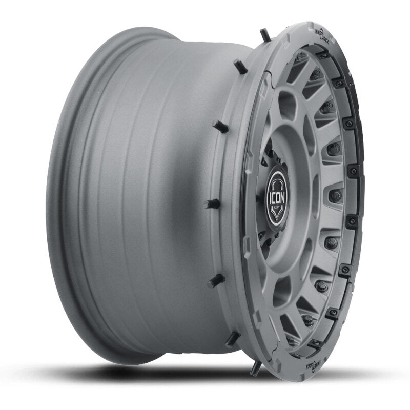ICON Hammer Pro 17x8.5 / 6x135 / 25MM / 5in BS - Charcoal - 21017856350CH