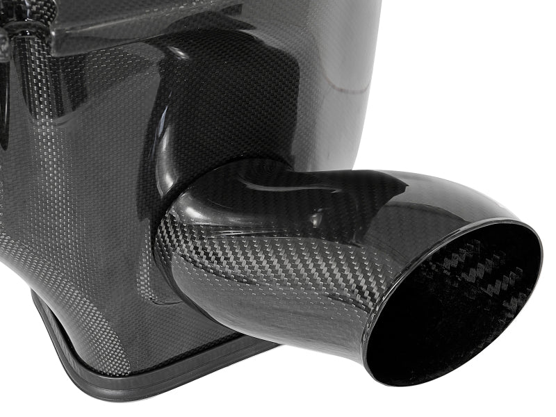 aFe Momentum GT Carbon Fiber Dynamic Air Scoop 15-18 Dodge Challenger V6-3.6L/V8-5.7L/6.4L HEMI - 54-72203-SF