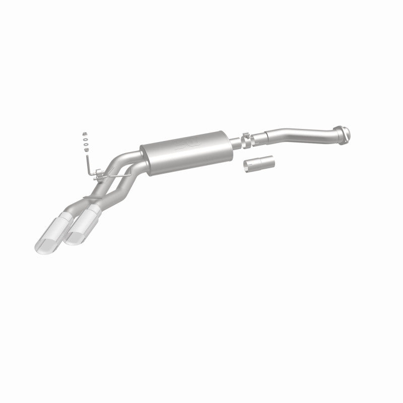 MagnaFlow 11-13 Ford F-150 Pickup Dual Same Side Before P/S Rear Tire Stainless CatBack Perf Exhaust - 15101