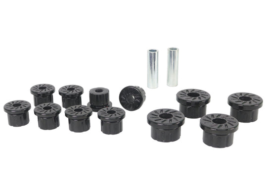 Whiteline 1986-1995 Suzuki Samurai Front Leaf Spring Eye And Shackle Bushings - W73475