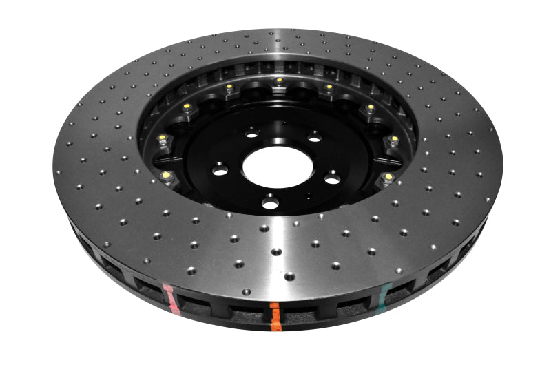 DBA 07-11 Audi S6 Front 5000 Series Cross Drilled Rotor w/Black Hat - DBA52778BLKXD