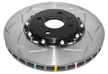 Load image into Gallery viewer, DBA 2012 Lotus Exige Front Slotted 5000 Series 2 Piece Rotor Assembled w/ Black Hat - DBA52358BLKS