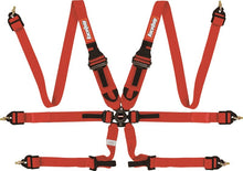 Load image into Gallery viewer, RaceQuip Red FIA CAMLOCK 6pt 2in Pull Down Lap FHR - 855015