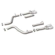 Load image into Gallery viewer, MagnaFlow Axle-Back, SS, 2.5in, Quad Split Rear 3.5in Tip 2015 Dodge Challenger 3.6L V6 - 19218