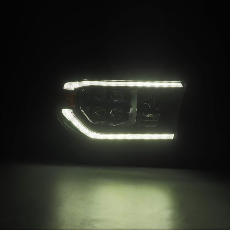 AlphaRex 07-13 Toyota Tundra / 08-17 Sequoia NOVA LED Proj HL Black w/Actv Light Seq. Sig + DRL - 880818