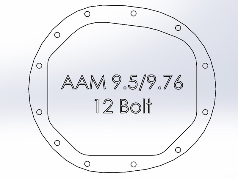 aFe Street Series Rear Differential Cover Raw 14-19 Chevrolet Silverado V8 4.3L / 5.3L / 6.2L - 46-71120A
