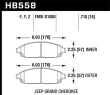 Load image into Gallery viewer, Hawk HPS Street Brake Pads - HB558F.710