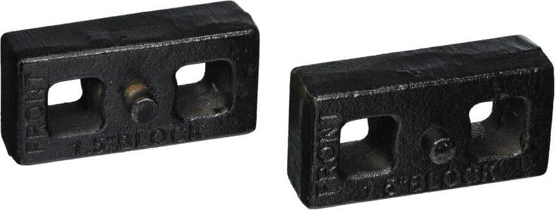 Fabtech 99-06 GM C1500 2WD 6 Lug Rear Leaf Spring Block Kit - 1.5in - FTSBK15