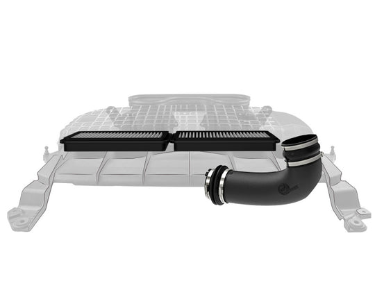 aFe 21-23 Ram 1500 TRX HEMI V8 6.2L (sc) Super Stock Induction System w/ Pro DRY S Filters - 55-10014D
