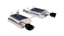 Load image into Gallery viewer, Corsa 2011-2014 Ford Mustang 3.7L V6 Black Sport Axle-Back Dual Rear Exhaust - 14319BLK