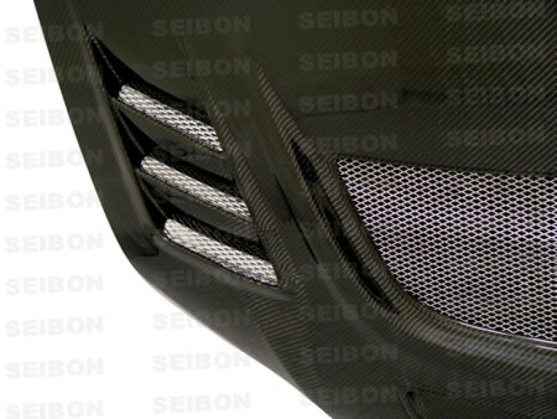 Seibon 03-07 Mitsubishi Evo 8 & 9 CW Carbon Fiber Hood - HD0305MITEVO8-CW