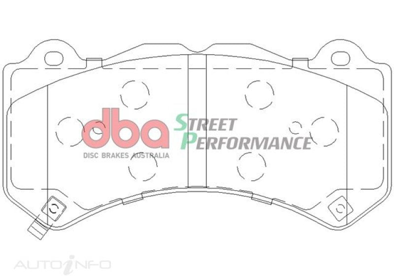 DBA 07-22 Nissan GT-R R35 Front Street Performance Brake Pad Kit - DB2375SP