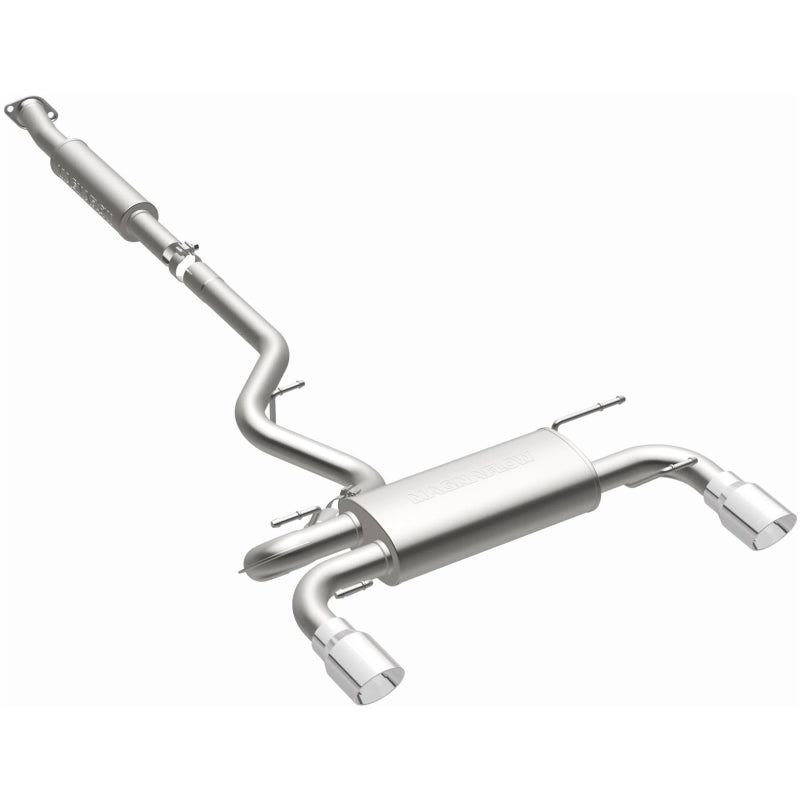 MagnaFlow 13 Scion FR-S / 13 Subaru BRZ Dual Split Rear Exit Stainless Cat Back Performance Exhaust - 15157