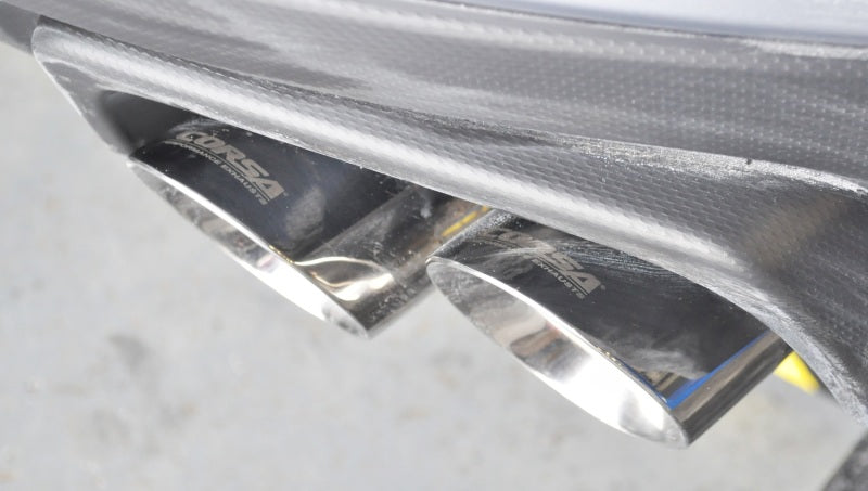 Corsa 2015-2021 Subaru WRX Cat Back Exhaust Polished Quad 3.5in Tips Sport - 14857