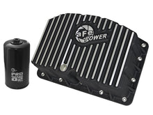 Load image into Gallery viewer, AFE Pro Series Engine Oil Pan Black w/Machined Fins; 11-16 Ford Powerstroke V8-6.7L (td) - 46-70322