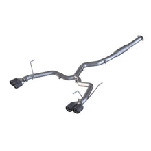 Load image into Gallery viewer, MBRP 15-19 Subaru WRX 2.0L/STI 2.5L 3in Dual Split Rear Exit w/ 3.5in CF Tips - T304 (Race Version) - S48023CF