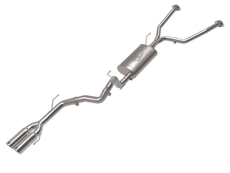 aFe 23-24 Toyota Sequoia V6 3.4L Vulcan Series 2-1/2in to 3in 304 SS Cat-Back Exhaust w/Polished Tip - 49-36068-P
