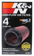 Load image into Gallery viewer, K&amp;N Universal Rubber Filter 4inch FLG / 6inch OD-B / 4-5/8inch OD-T / 9inch H - RE-0870