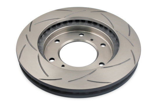 DBA Mitsubishi 07+ Triton ML/MN / 09-14 Challenger PB/PC Front T2 Slotted 4x4 Survival Series Rotor - DBA2208S