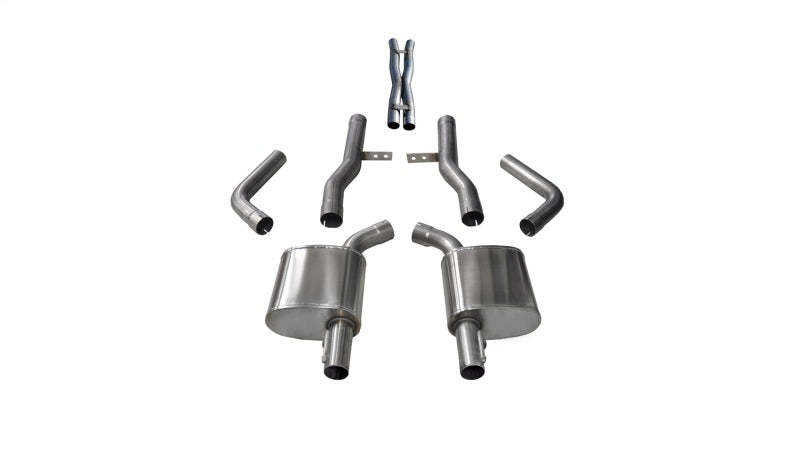 Corsa 2017-2020 Dodge Charger/Chrysler 300 5.7L V8 Xtreme Cat-Back Dual Rear Exit w/o Tips - 21018