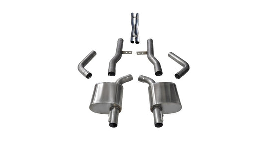 Corsa 2017-2020 Dodge Charger/Chrysler 300 5.7L V8 Xtreme Cat-Back Dual Rear Exit w/o Tips - 21018