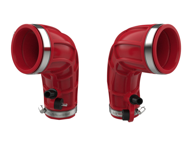 aFe Power 22-24 Toyota Land Cruiser (J300) / 22-24 Toyota Tundra V6-3.4L (tt) Red Turbo Inlet Pipes - 55-20001-R