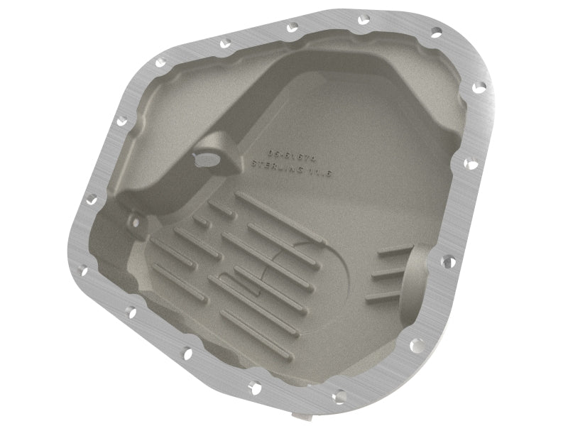aFe POWER Street Series Rear Diff Cover Raw w/ Machined Fins Ford F-250/350 23-26 (Sterling 11.6) - 46-71490A
