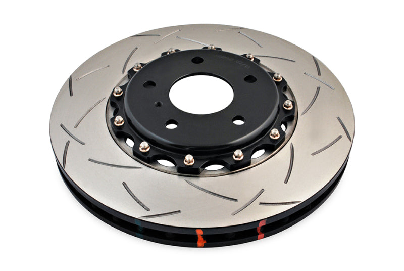 DBA 03-07 350Z / 03-04 G35 w/ Brembo Front Slotted 5000 Series 2 Piece Rotor Assembled w/ Black Hat - DBA5600BLKS