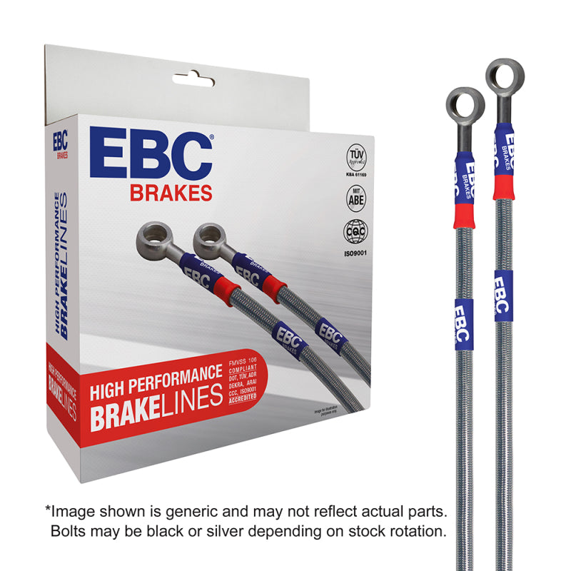 EBC 95-99 BMW 318Ti 1.9L Stainless Steel Brake Line Kit - BLA7548-6L
