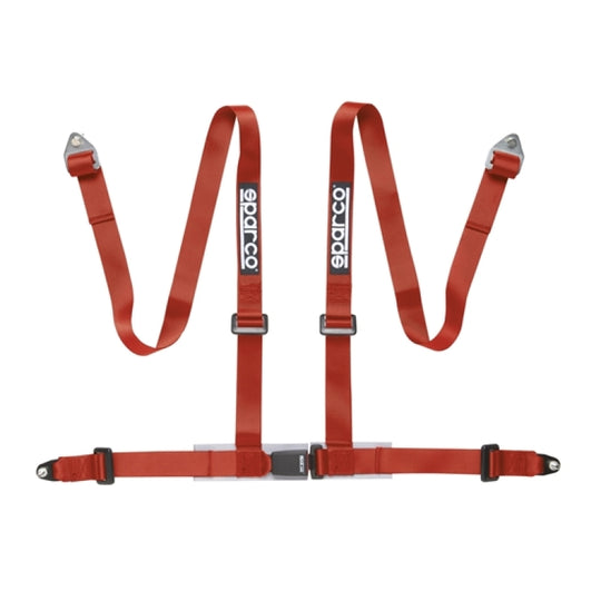 Sparco Belt 2 Inch Red 4Pt Bolt-In - 04604BV1RS