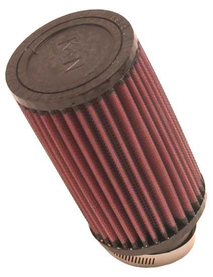 K&N Filter Universal Rubber Round Air Filter 20 Deg Flange Angle 2.25in Flange ID x 3.5in OD x 6in H - RU-1720