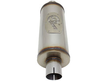 Load image into Gallery viewer, aFe MACH Force-Xp 409 SS Muffler 2-1/2in Center/Center 14in L X 6in Dia - Round Body - 49M00007