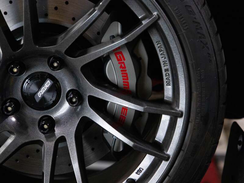 GrimmSpeed 02-21 Subaru WRX/STI 4-Piston Brake Caliper Kit - Red (For 340mm Rotor) - GRM.1170.1.RED
