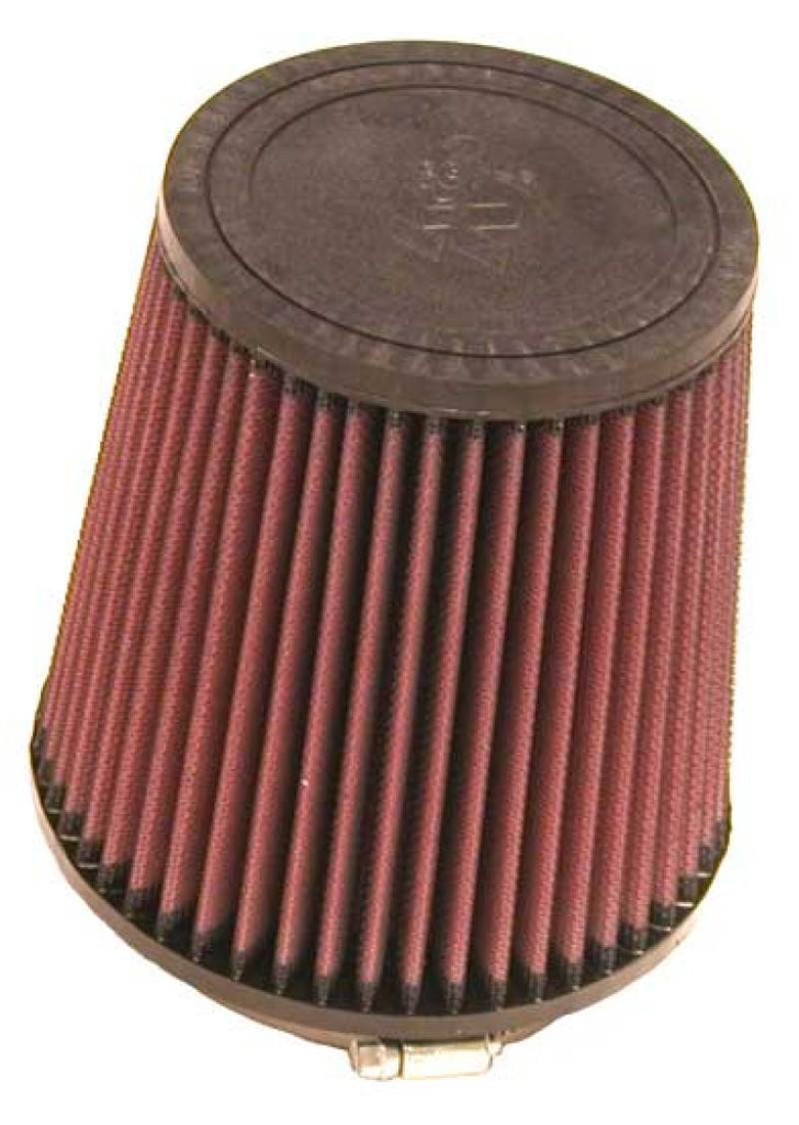 K&N Filter Universal Rubber Filter Round Tapered 4.5in  Flange 5.875in Base 4.5 inch Top 6in  Height - RU-4740