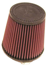 Load image into Gallery viewer, K&amp;N Filter Universal Rubber Filter Round Tapered 4.5in  Flange 5.875in Base 4.5 inch Top 6in  Height - RU-4740