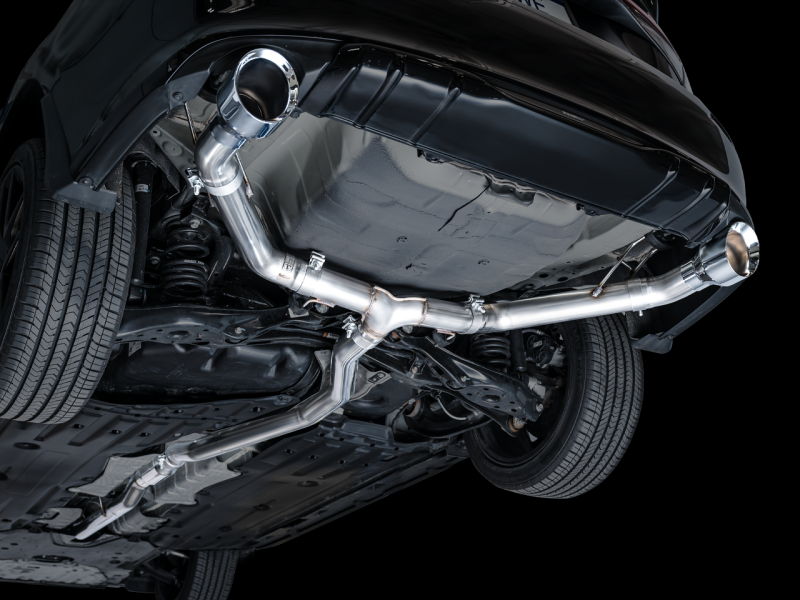 AWE Tuning 22+ Honda Civic Si/Acura Integra Track Edition Cat-Back Exhaust - Dual Chrome Silver Tips - 3020-32331