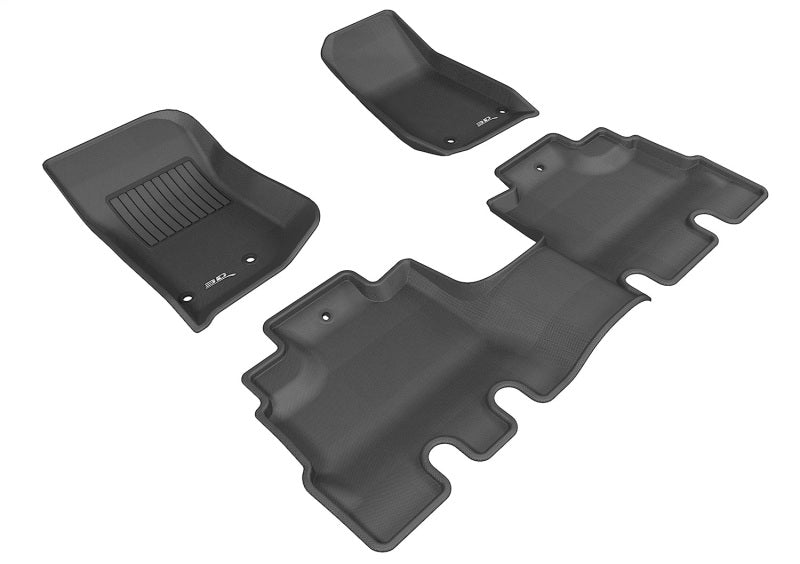 3D MAXpider 14-18 Jeep Wrangler JK UnLimited Kagu Black Full Set - L1JP01101509