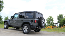 Load image into Gallery viewer, Corsa 2018-2025 Jeep Wrangler JL 2.5in Dual Rear Turn Down Exit Black Touring Axle-Back Exhaust - 21015BLK