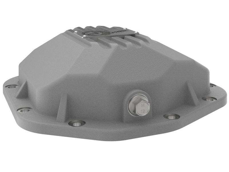 aFe 97-18 Jeep Wrangler TJ/JK Dana 44 Street Series Differential Cover w/ Machined Fins - Raw - 46-71110A