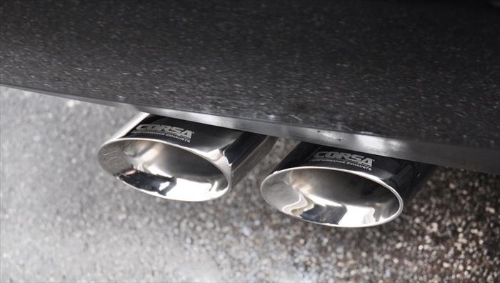 Corsa 2015-2020 GMC Yukon Denali 6.2L V8 Single Side Exit Cat-Back Exhaust w/ Polished Tips - 14826
