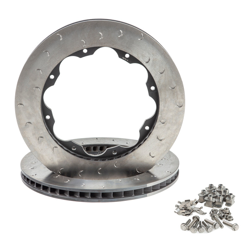 Alcon Nissan R35 GTR Gen 1/2 380X30mm Rotor Ring Kit - Rear Left - ALADKR2175X757C24L