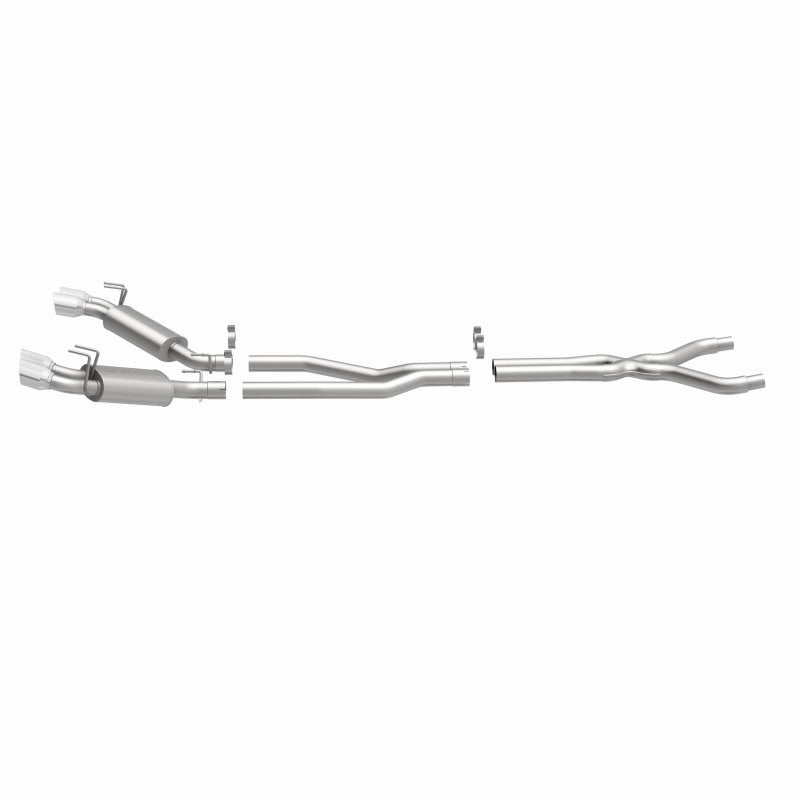 MagnaFlow 13 Chevy Camaro V8 6.2L S/C Quad Split Rear Exit Cat Back Perf Exhaust - 15053
