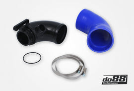 do88 VAG 1.8/2.0 TSI (MQB) Turbo Inlet Pipe Blue Hose Hybrid Turbo do88 Airbox - IR-130B-53-DO88