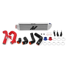 Load image into Gallery viewer, Mishimoto 2016+ Honda Civic 1.5T / 2017+ Honda Civic Si Silver Intercooler Kit w/Red Pipes - MMINT-CIV-16KSLWRD