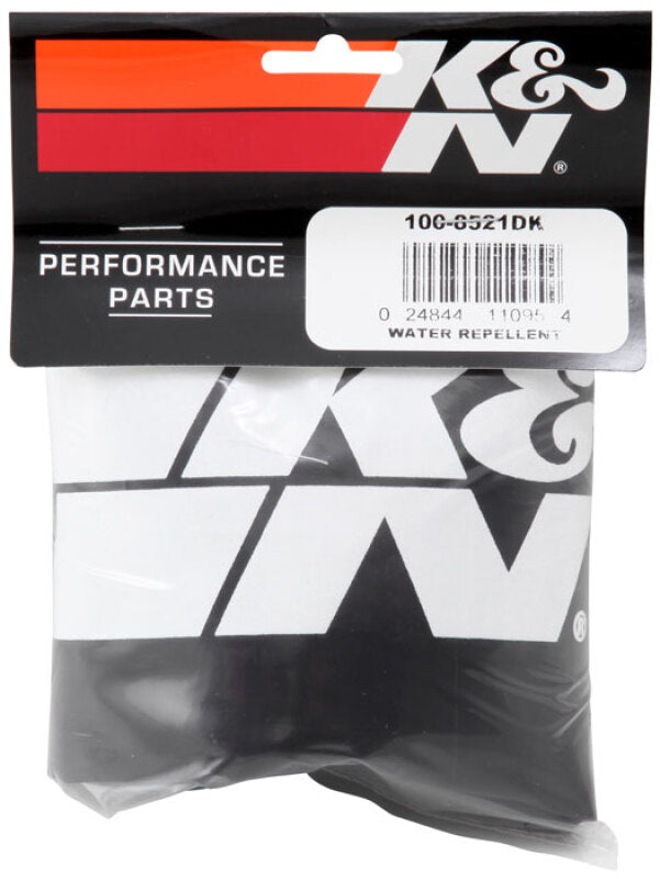 K&N Air Filter Wrap - Black - 4.313in Base ID x 4.75in Top ID x 6.75in H - 100-8521DK