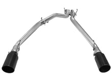 Load image into Gallery viewer, aFe MACHForce XP DPF-Back Exhaust 3in SS w/ 6in Black Tips 2014 Dodge Ram 1500 V6 3.0L EcoDiesel - 49-42044-B