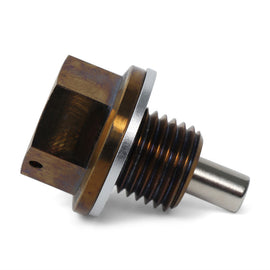BLOX Racing Titanium Magnetic Oil Drain Plug - Honda M14X1.5 - BXAC-00405-TI
